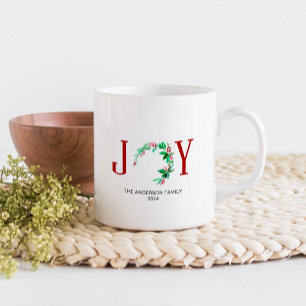 Joy God God God God Helgdag Elegant Vattensfärg Kaffemugg