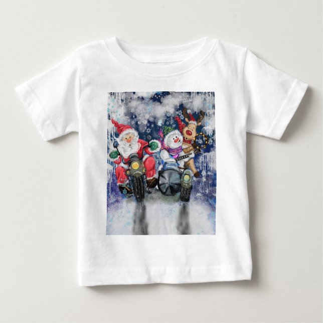 Joy - God jul - Lycklig T Shirt (Framsida)