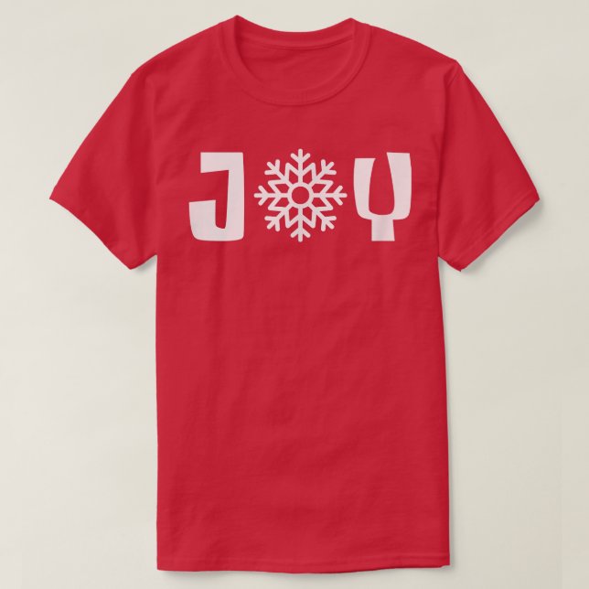 Joy God jul Yuletide Season Family Matchin T Shirt (Design framsida)