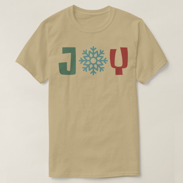 Joy God jul Yuletide Season Family Matchin T Shirt (Design framsida)