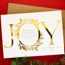 Joy Gold Foil Foliage Berry Wandeandan Photo White