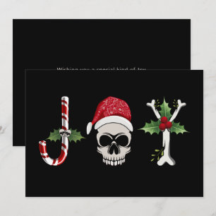 Joy Gothic Helgdag Card Julkort