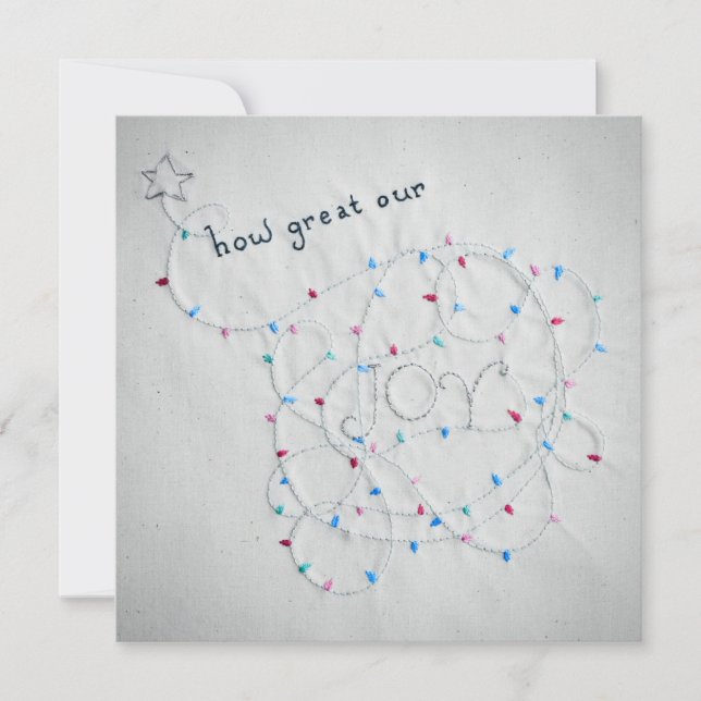 JOY Greeting Card Kort (Framsida)