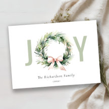 Joy Grönt Jul Utandningsfärg Vattenfärg