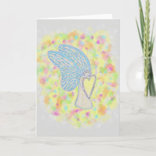 Joy Guardian Angel Anpassningsbar Greeting Cards Helgkort