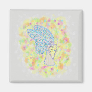 Joy Guardian Angel Art Anpassningsbar Fridge Magne Magnet