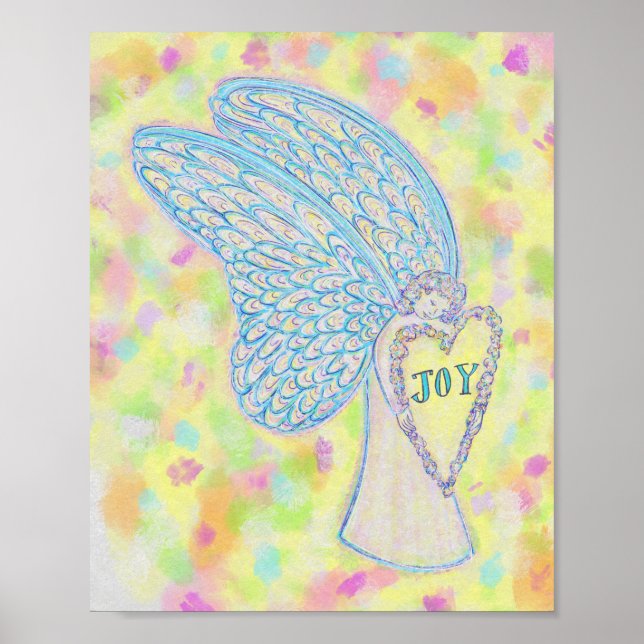 Joy Guardian Angel Art Print Poster (Framsidan)