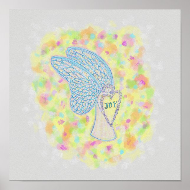 Joy Guardian Angel Art Print Poster (Framsidan)