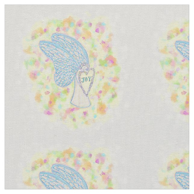 Joy Guardian Angel Fabric Art Material Tyg (Närbild)