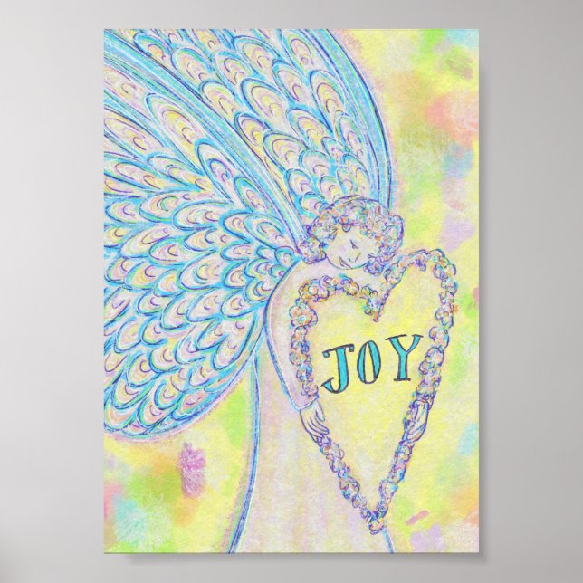 Joy Guardian Angel Poster Art Prints (Framsidan)