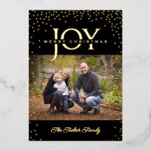 JOY Guld Confetti on Black God jul 2-Photo