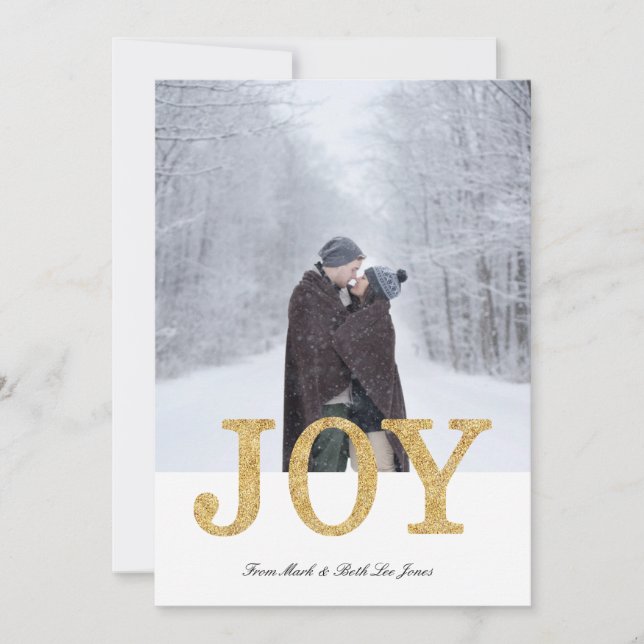 JOY (guld glitter) (Framsida)