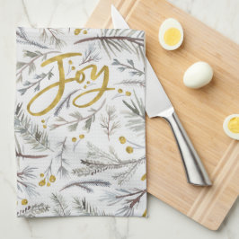 Joy Guld Glitter Kökshandduk