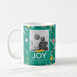 Joy Helgdag Berries Anpassningsbar 1-Fotojul Kaffemugg