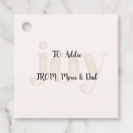 Joy Helgdag Favor-taggar Gåvor Etiketter