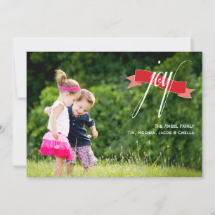 Joy Helgdag-fotokort Julkort