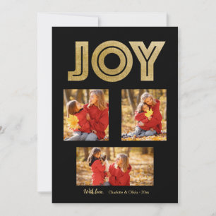 Joy Helgdag Photo Card Julkort