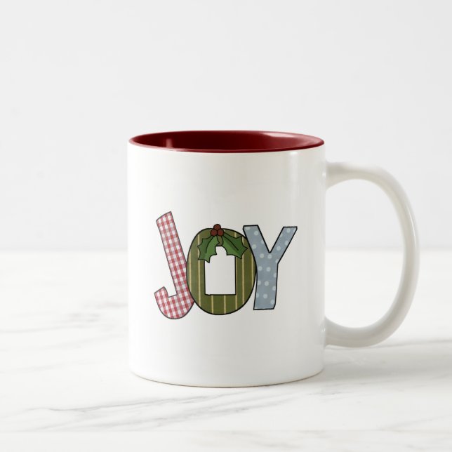 JOY Helgdag Tshirts och presenter Två-Tonad Mugg (Höger)