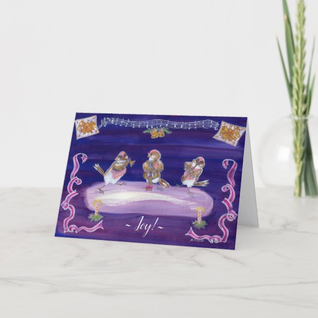 "Joy!" Holiday Card Tack Kort (Framsida)