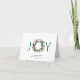 JOY Holly Berry Wandejul Hälsning Helgkort