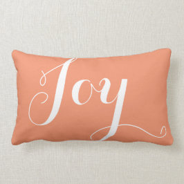 "Joy", "Hope" jul och nyårskoral Lumbarkudde