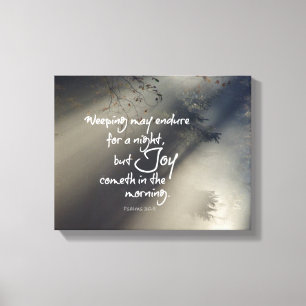 Joy in the God Bble Verse Canvastryck