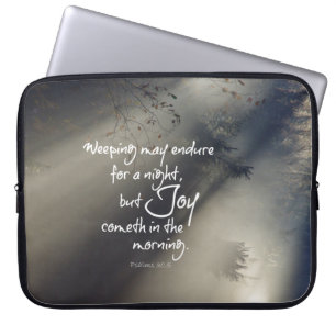 Joy in the God Bble Verse Laptop Sleeve