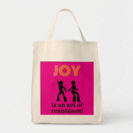 Joy is an act of resistance! - tote bag (2-sided) tygkasse