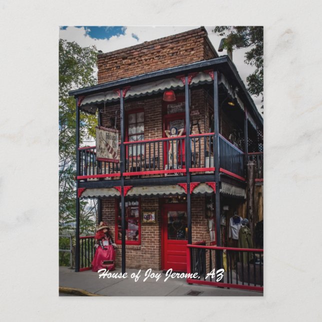 Joy, Jerome, AZ. Vykort (Framsida)