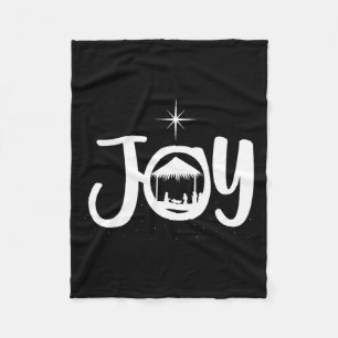 Joy Jesus Ntivity Scene Coola jul Julafton Chris Fleecefilt
