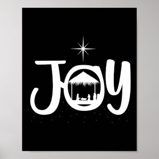 Joy Jesus Ntivity Scene Coola julapparat Poster