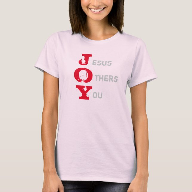 JOY Jesus Övriga You Mors dag T Shirt (Framsida)