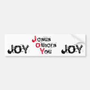 JOY Jesus Övrigt Du anpassar det Bildekal