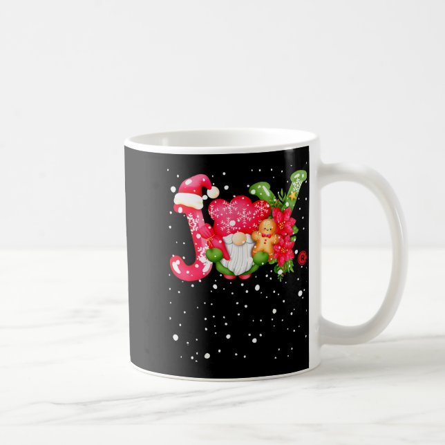 Joy - Joyful Gnome - Cute Christmas  Kaffemugg (Höger)