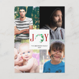 Joy jul 4 Photo Collage Family Bilder Vykort