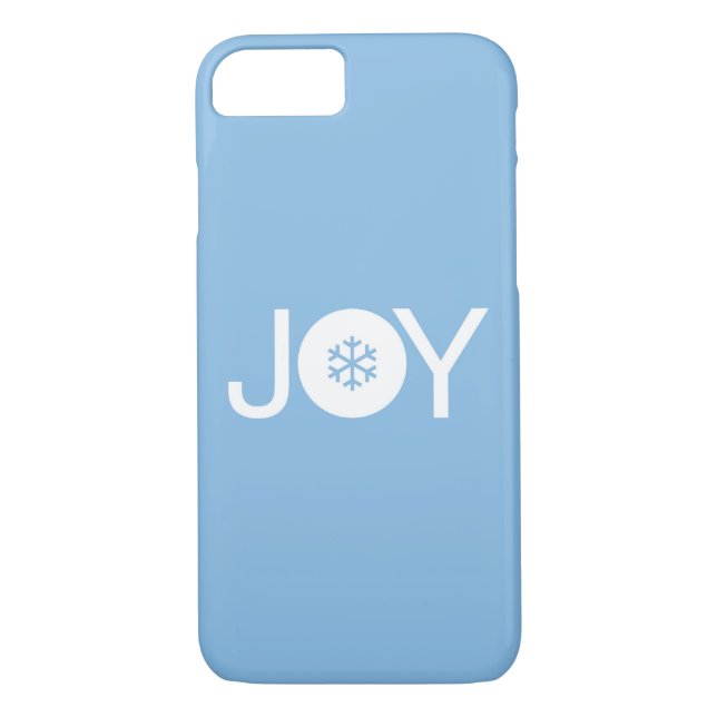 Joy jul Blue iPhone 8/7 Fodral Case-Mate iPhone Skal (Baksida)