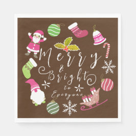 Joy jul Brown Pappersservett