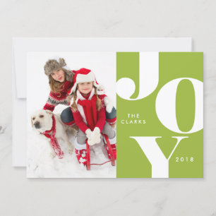 JOY jul-fotokort / Högtider Inbjudningar