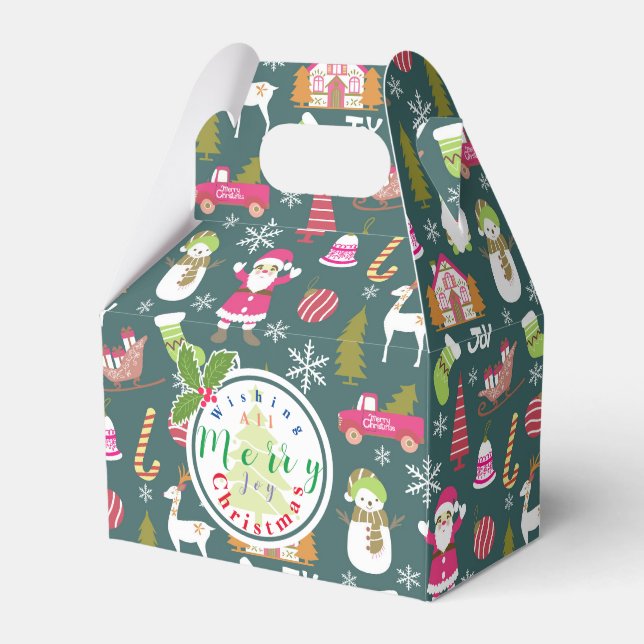 Joy Jul Grönt Presentaskar (Framsidan Sidan)