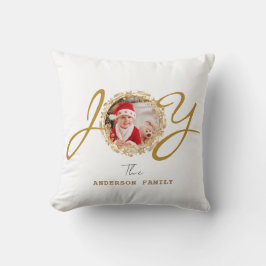 Joy jul Guld Photo White Kudde