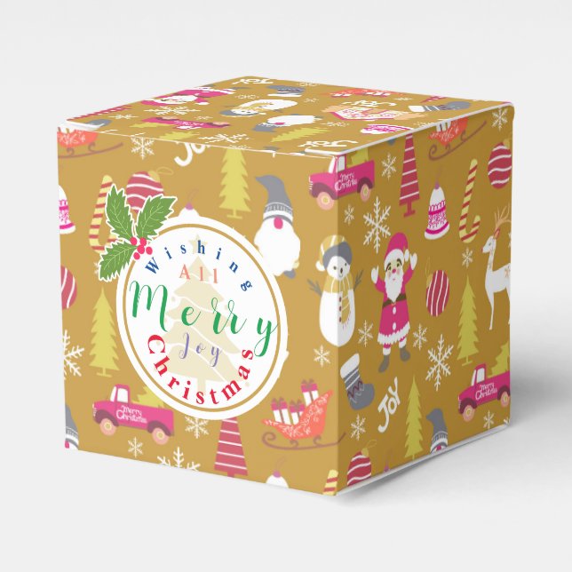 Joy jul Guld Presentaskar (Framsidan Sidan)