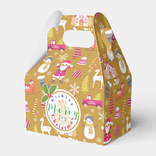 Joy jul Guld Presentaskar (Framsidan Sidan)