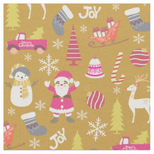 Joy jul Guld Tyg