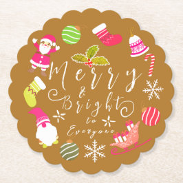 Joy jul Guld Underlägg Papper