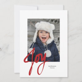 JOY Jul-Helgdag - fotopatkort Julkort