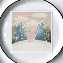 Joy jul Helgdag | Snowy Winter Woodland