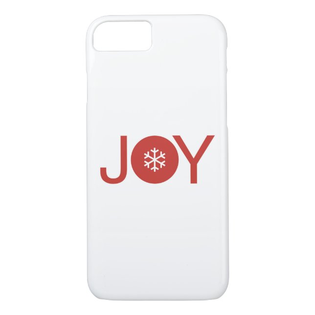 Joy jul iPhone 8/7 Fodral Case-Mate iPhone Skal (Baksida)