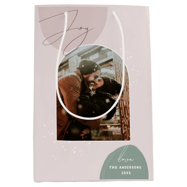 Joy jul | Modern Photo Helgdag Packaging (Framsidan)