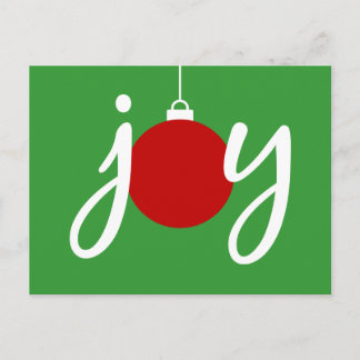 Joy jul Ornament Helgdag Postcard Helg Vykort