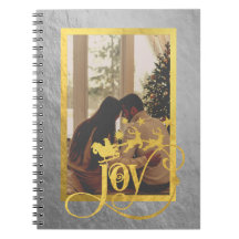 Joy Jul Photo Silver & Guld Spiral bärbar dator